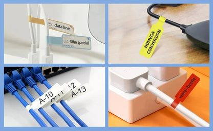 Niimbot White/Cable/Round/Transparent Thermal Label Adhesive Sticker Waterproof UV Paper For D11 D110 Mini Printer Label Maker