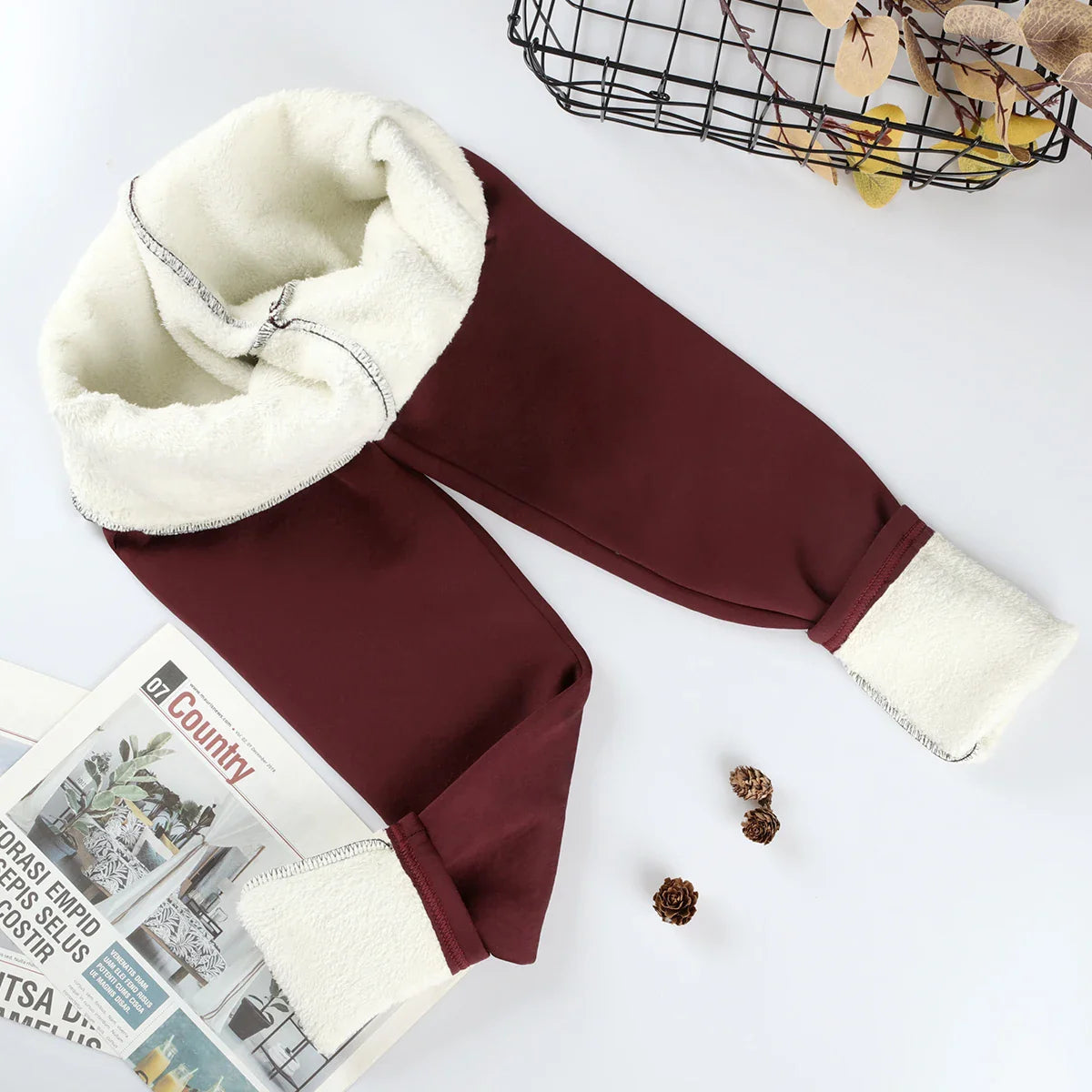 Velours hiver Leggins femmes couleur unie pantalon épais chaud velours taille haute couleur unie extérieur décontracté classique Leggings