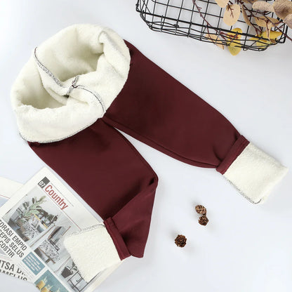 Velours hiver Leggins femmes couleur unie pantalon épais chaud velours taille haute couleur unie extérieur décontracté classique Leggings