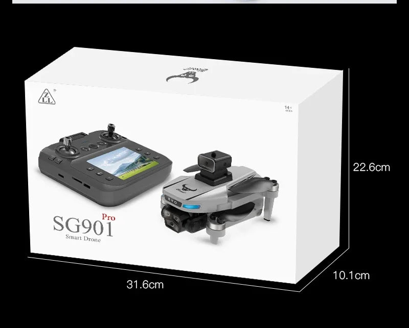 Xiaomi SG901 MAX GPS Drone professionnel 8K aérien HD évitant des obstacles avec écran plus grand télécommande Drone pliable sans brosse