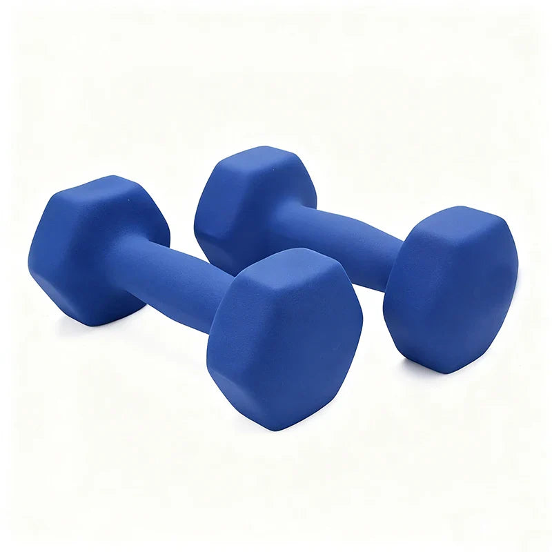 Haltère professionnel pour femmes, 1kg, os, équipement de sport, fitness à domicile, perte de poids, trempette en plastique multicolore