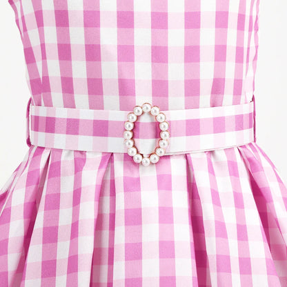 Robe de Cowgirl pour filles de 2 à 12 ans, Costume Barbei pour tout-petits, tenue de Cosplay, vêtements d'halloween