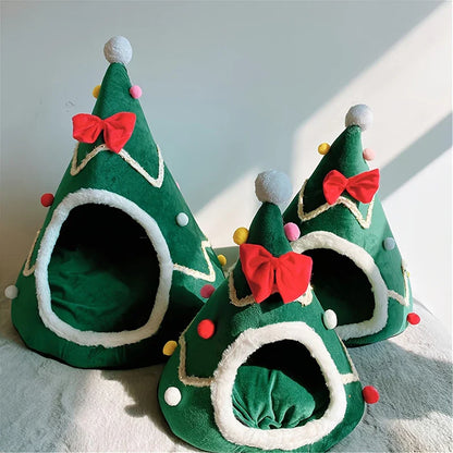 Maisons pour chats, lits de Noël, accessoires d'hiver pour animaux de compagnie, lits chauds, accessoires pour chiots, coussins, maisons, habitats pour chiens.