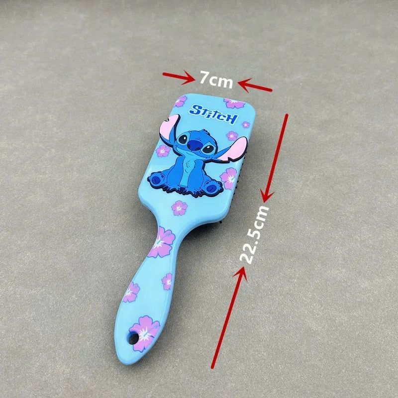 Stitch Air Cushion Combs Cartoon Minnie Mouse Pooh Bear Anime 3D Massage Comb Hair Brush Haircare Hairdressing Tool Girl Gifts