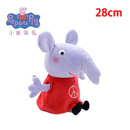 28Cm Peppa Pig Plush Toy Peppa Forever Friends Bigger Edmund Elephant Pedro Pony Suzy Sheep Zoe Zebra Room Kids Birthday Gift