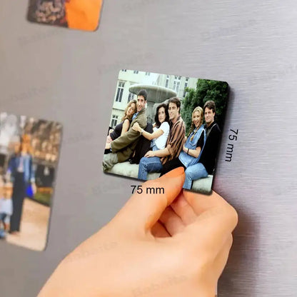 F-friends – aimants pour réfrigérateur avec Photo personnalisée, TV classique, cadeau pour la décoration de la maison, cadeau de saint-valentin, autocollant Photo magnétique