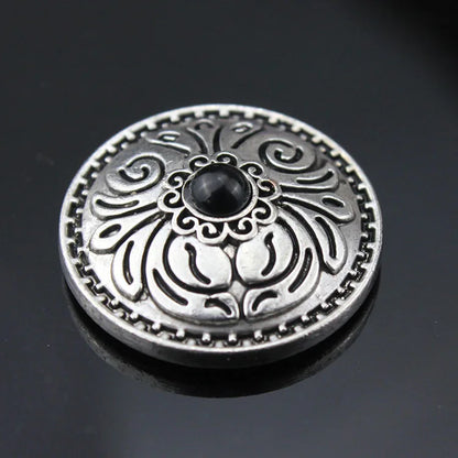 5pcs Cowboy Western Texas Conchos Leather Wallet Turquoise Flower Metal Decorative Button Screw Back for Leathercraft