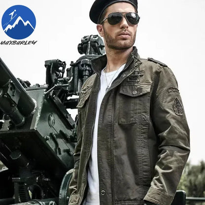 2024 New Casual Climbing pilots Jacket Men Plus Size 6XL Jaqueta Masculina working clothes Spring Autumn Cargo Mens Jackets Coat