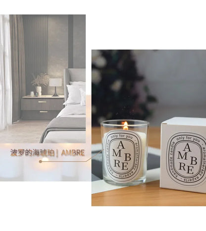Bougie parfumée transparente, cadeau romantique, bougies aromatiques parfumées, bougies cadeaux pour invités, bougies de mariage, pot à bougie