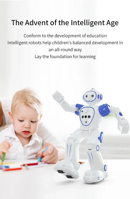 JJRC Rc Robot enfants Intelligent télécommande Robots jouets programmés électrique détection de geste Machine de danse enfants cadeau de noël