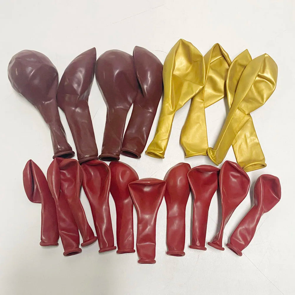 Kit de guirlande de ballons rouge vin bordeaux, arc de ballons en or rouge, guirlande de ballons de noël, décor de noël, décor de saint-valentin