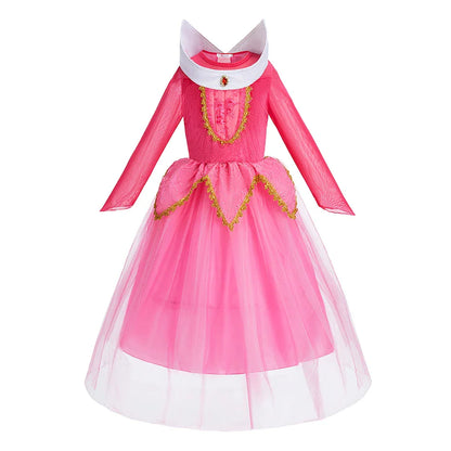 Robe de princesse pour filles, robe d'anniversaire à volants pour enfants, robe de Noël pour enfants,  spectacle, robes de cosplay fantaisie
