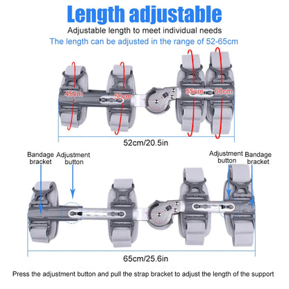 Genouillère à charnière Dean, genouillère post-opératoire pour la stabilisation de la récupération, blessures ACL, MCL et PCL, soutien de jambe réglable Orth4WD
