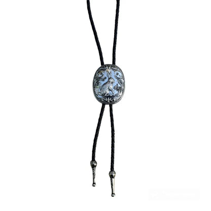 Collier occidental F42F, pendentif Rose sculpté, cravate Bolo pour adolescente, chemise, pull, décors
