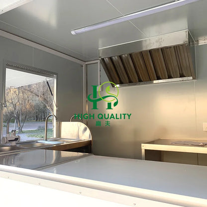 Custom Size Design Mobile Kitchen Food Truck Concession Trailer USA Street Food Truck Pizza Fast Food Trailer