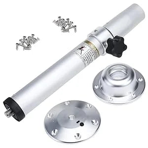 Piédestal de Table de Bateau Réglable, Poignées en Alliage d'Aluminium, Pieds de Table Amovibles pour Montres, Marine, Bateau, Yacht, Caravane, Hurhome, 19.7-28 Pouces