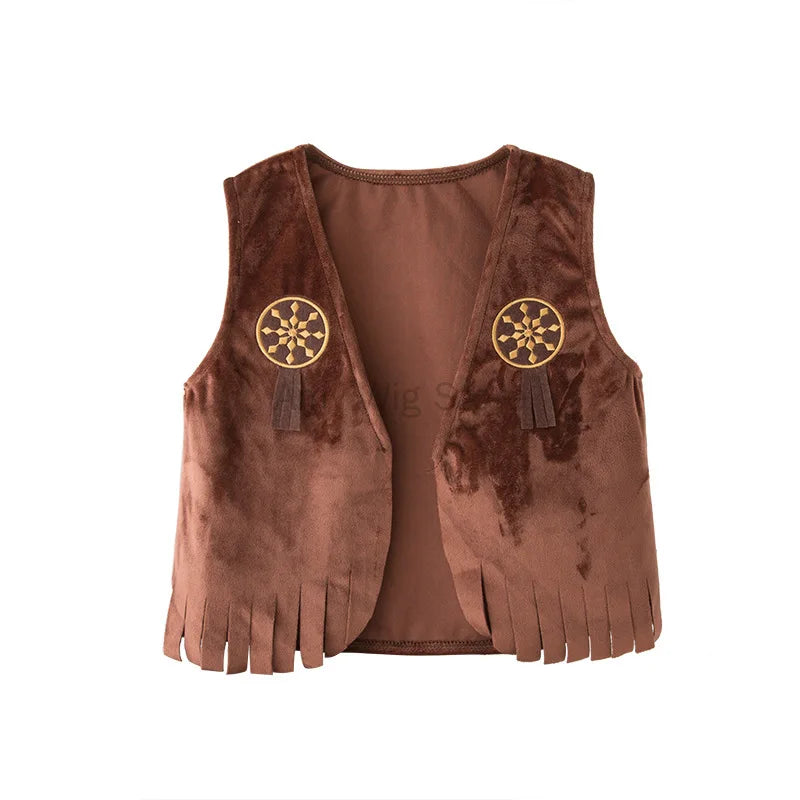 Déguisement de cow-boy pour bébé, tout-petit, enfant, garçon, ensemble de luxe avec chapeau de cow-boy pour les fêtes de Pourim, Halloween