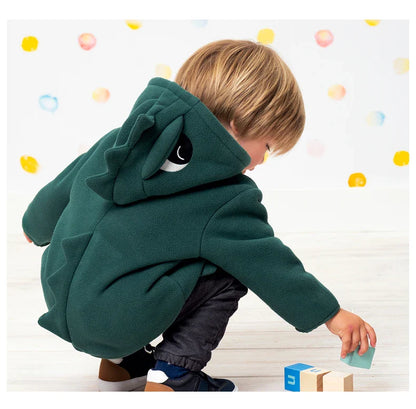Dave Bella Cute Animal Shape Children Hoodie Cartoon Boys Girls Coat Autumn Warm Hooded Outerwear Toddler Girl Clothes DBX14462
