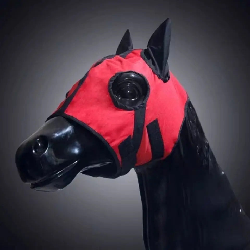 Équipement équestre, masque oculaire coupe-vent, gilet professionnel pour cheval de course, masque oculaire anti-sable, tête de cheval