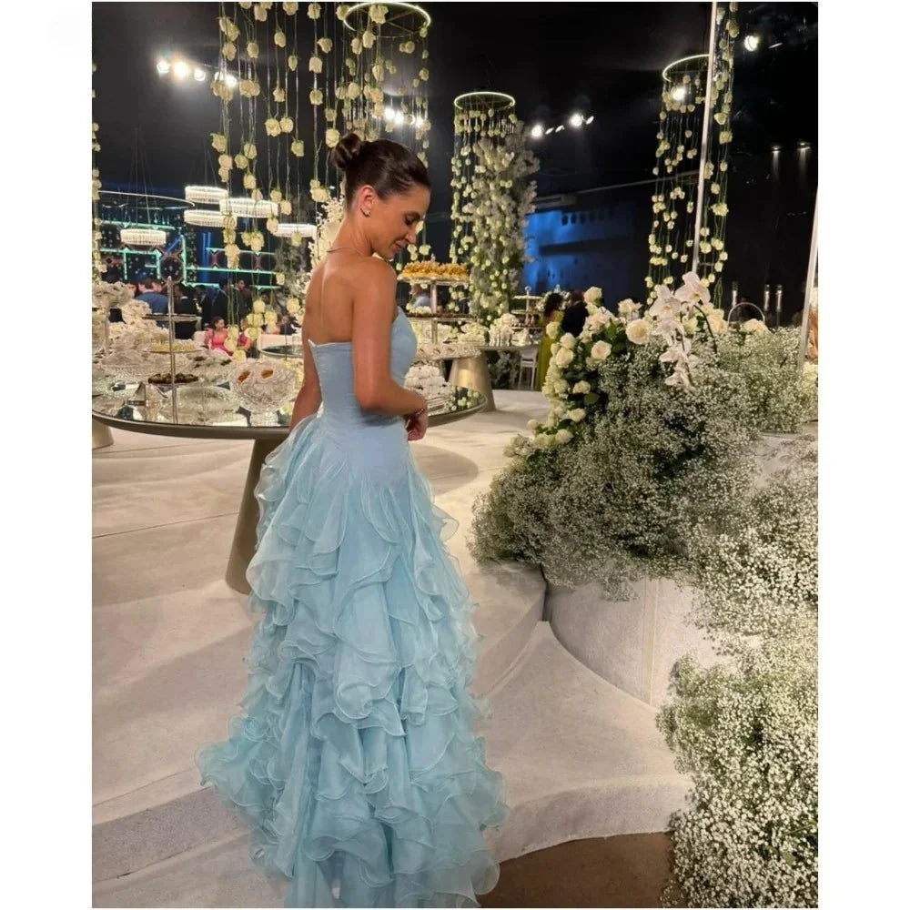 Prom Party Cocktail Evening Dresses Ball Gowns Wedding Guest Dress Women Robe Soiree Simple and Elegant Formal Dress Customized
