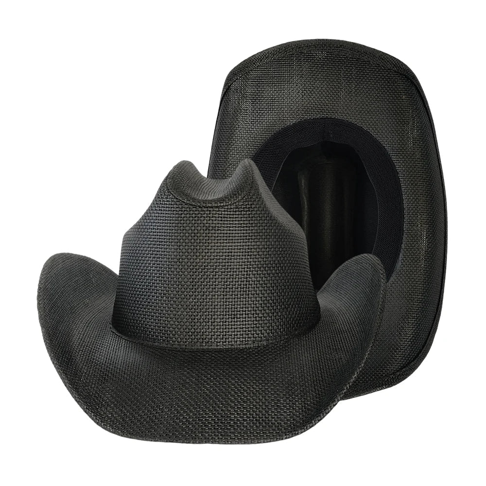 Nouveau chapeau de cowboy dégradé rétro Western pour hommes et femmes, chapeau de cowboy de scène de fête en plein air, chapeau de chevalier, sombrero de cowgirl vaquero