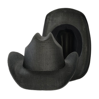 Nouveau chapeau de cowboy dégradé rétro Western pour hommes et femmes, chapeau de cowboy de scène de fête en plein air, chapeau de chevalier, sombrero de cowgirl vaquero