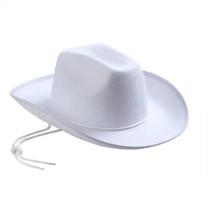 Cowboy Hat Women Men Cowboy Accessory Felt Princess Hat Bachelorette Party Hat Costume Party Cosplay Cowgirl Hat Performance