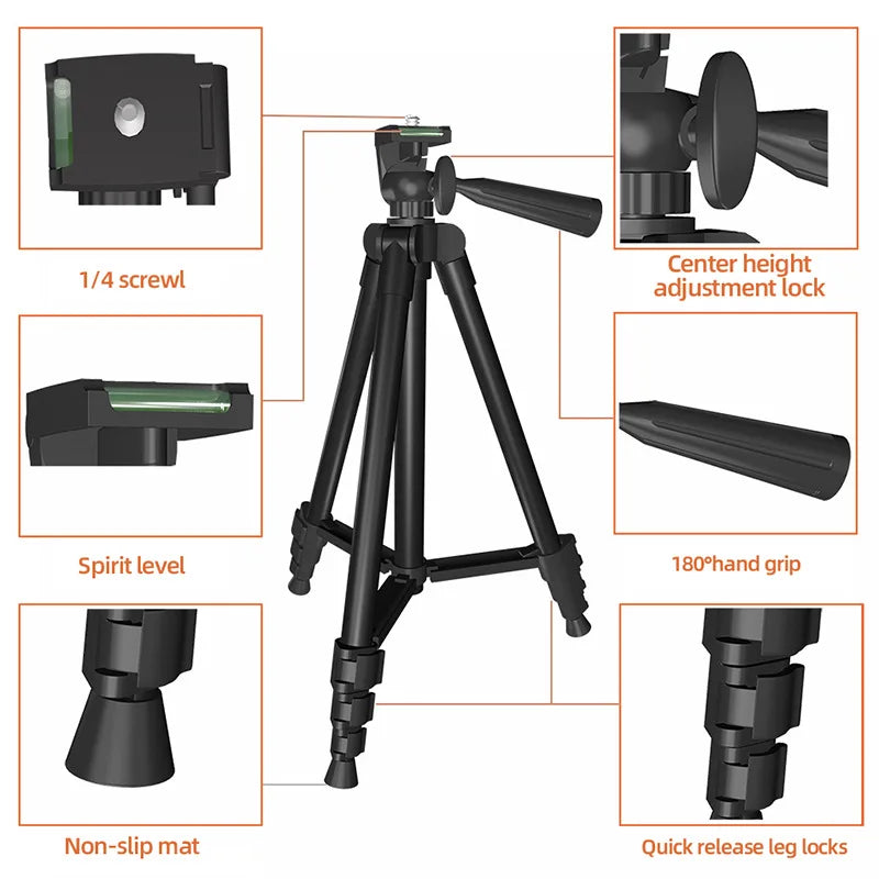 LED Selfie anneau lumineux photographie vidéo lumière RingLight support de téléphone trépied lumière de remplissage lampe à intensité variable Trepied Streaming 10 "26 cm