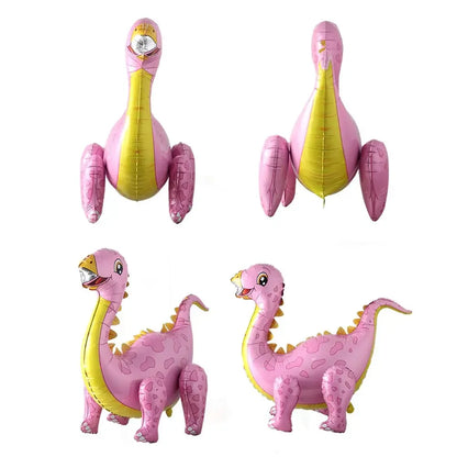 3D Self standing Dinosaur Tyrannosaurus Animal Balloons for Birthday Party Baby Shower Decoration Kit Inflatable Party Supplies