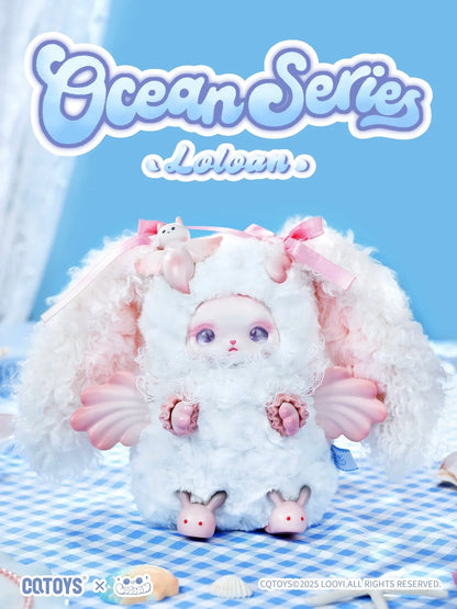 Genuine CQTOYS Loloan Ocean Series Blind Box Cute Doll Plush Handmade Ornament Gift Trend 2025 Summer