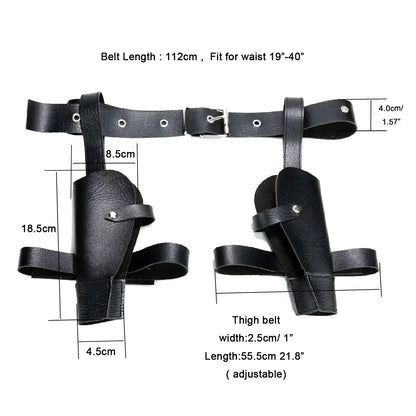 Ceinture de cosplay de police ChimTomb Raider Lara Croft, étui de cow-boy occidental, accessoires de jeu de plis, accessoires, 2024