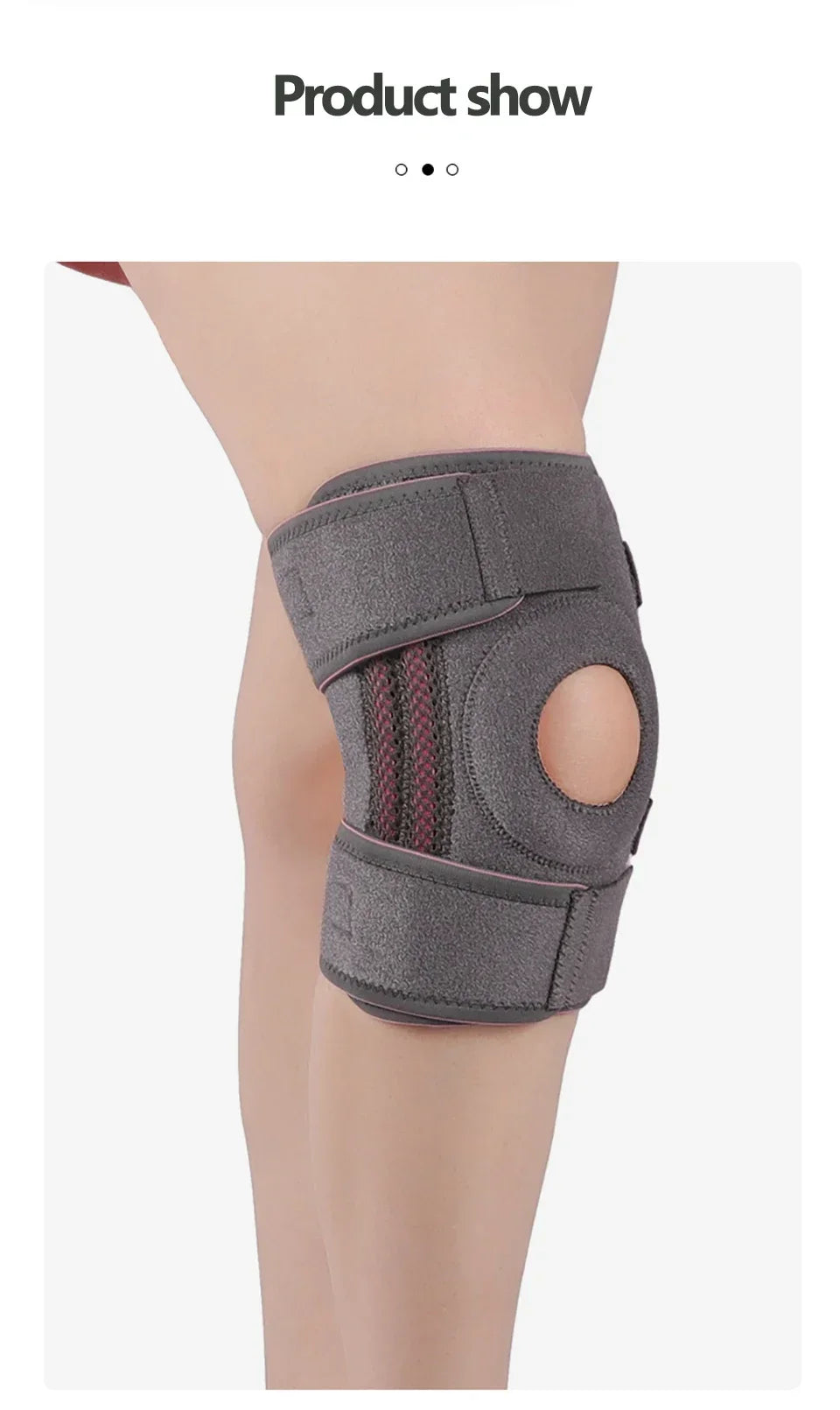 1PC genouillère orthopédique genouillère soutien douleur articulaire Relif rotule protecteur réglable Sport genouillère garde ménisque Ligament