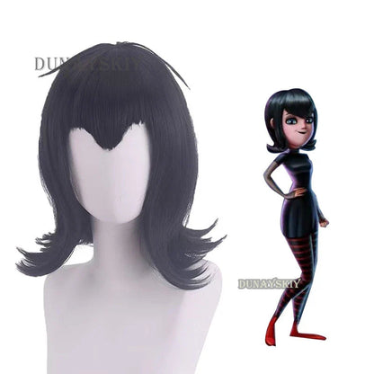 Dracula Mavis Cosplay Costumes With Wig Hootel Transylvania Role Play Halloween Carnival Party Outfit For Children Women Girls