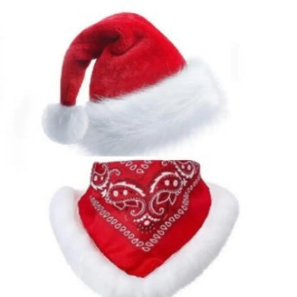 Chapeau de cowboy de Noël lumineux tendance, chapeau de jazz de cowgirl en feutre rouge à large bord pour hommes et femmes