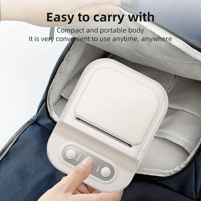 Portable Printer Mini Label Printer Self-adhesive Inkless 12-58mm Label Makers For Photo/Label/Home/Office/Business/Gifts As B21
