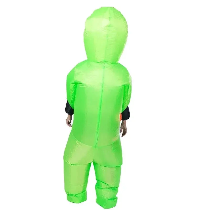 Festival et fête d'Halloween 2025 amusant costume gonflable d'extraterrestre pour adultes et enfants