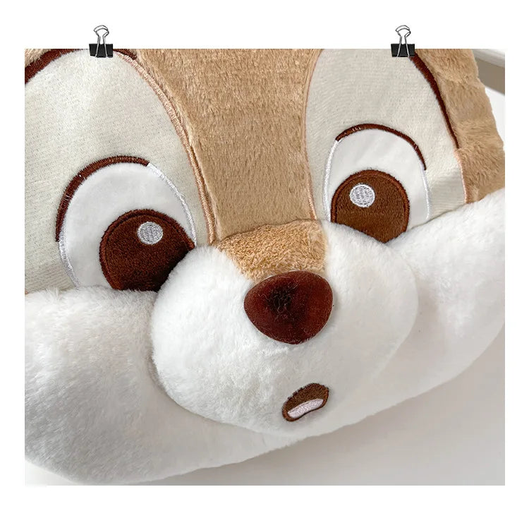Plush Cartoon Chipmunk Squirrel  Large Capacity Shoulder Bag Sweet Versatile Cute Women's Bag Stitch Mobile Cosmetics Storage