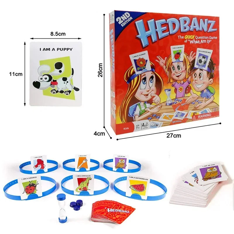 Jeu de société de devinettes d'image pour enfants, jeu pour enfants, jeux interactifs Parent-enfant pour la famille, jeux de fête