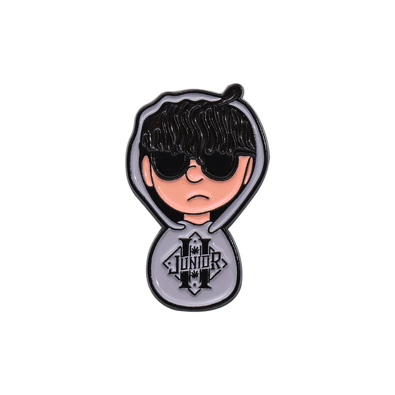 Retro Mexican Metal Hat Clip Pins Enamel Pins Cartoon Sloth Boy Baseball Cap Golf Cap Hat Badge Accessories Fashion Jewelry Gift