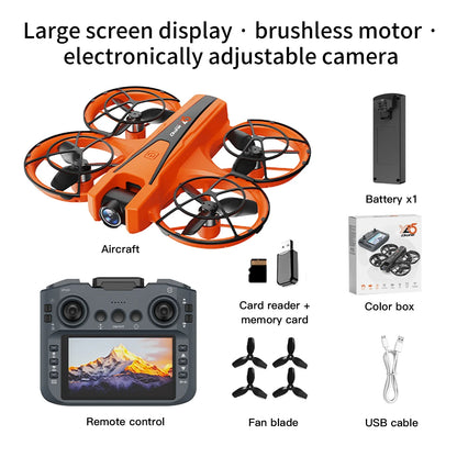 Drones avec caméra professionnelle con cámara professionnelles de 10km flux optique vol stationnaire double caméra commutateur 360 ° professionnel Estensioniд;)