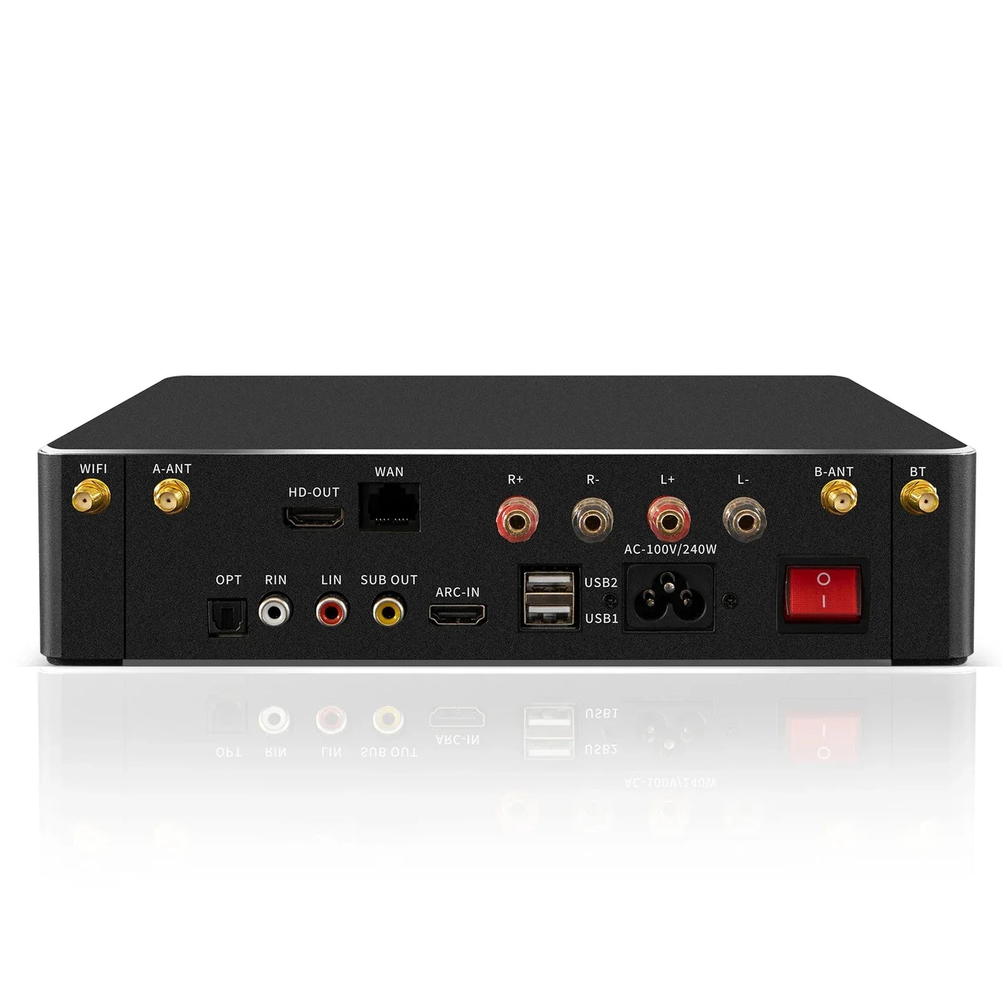 600W Home Amplifier Audio Out Put Karaoke 4ohm Brand New Amplifier with 2 Microphone Support Subwoofer