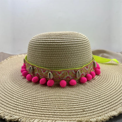 Bandes de Chapeau de Cowboy Boho en Cuir, Accessoire de Paille Fedora ander, de Tête de Vache, Décoration de Remplacement