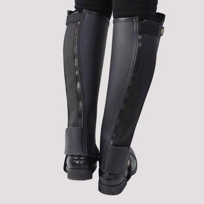 Equestrian Leg Guards Horse Riding Leg Protectors Comfortable Anti Wear Cowhide Equestrian Equipment for Riders