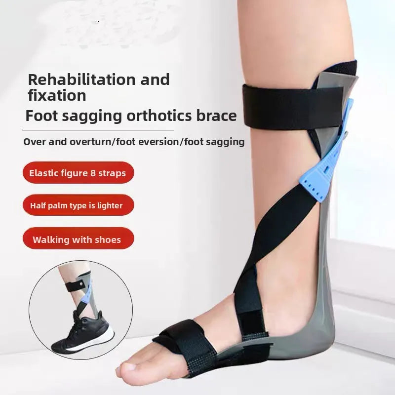 Orthèses de chute de pied orthèse de cheville élasticité réglable orthèses Valgus course hémiplégie chaussures de rééducation Supports de pied