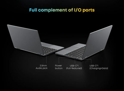 Ordinateur portable tablette 2 en 1 CHUWI MiniBook X Intel N150 CPU Écran FHD IPS 10,51" 12 Go LPDDR5 512 Go SSD Windows 11 1200*1920