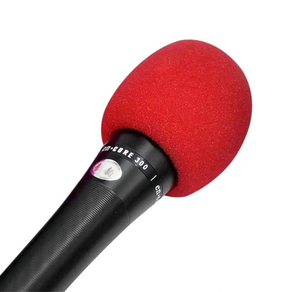 Microphone de pluie Mousse de protection, Éponge épaisse pour pare-brise de studio professionnel, Bouclier de protection pour grille, Capuchon de microphone souple