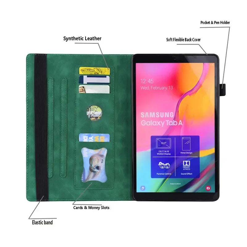 Coque For Honor Pad 9 12.1'' Case Luxury Business PU Leather Flip Tablet Cover for Funda Honor Tablet Pad 9 12.1 Cases Cover