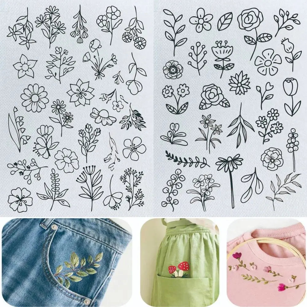 2pcs/pack Water Soluble Stabilizer Stitchouing Handmade Embroidery Crafts For Embroidery Hand Sewing Lover Beginners