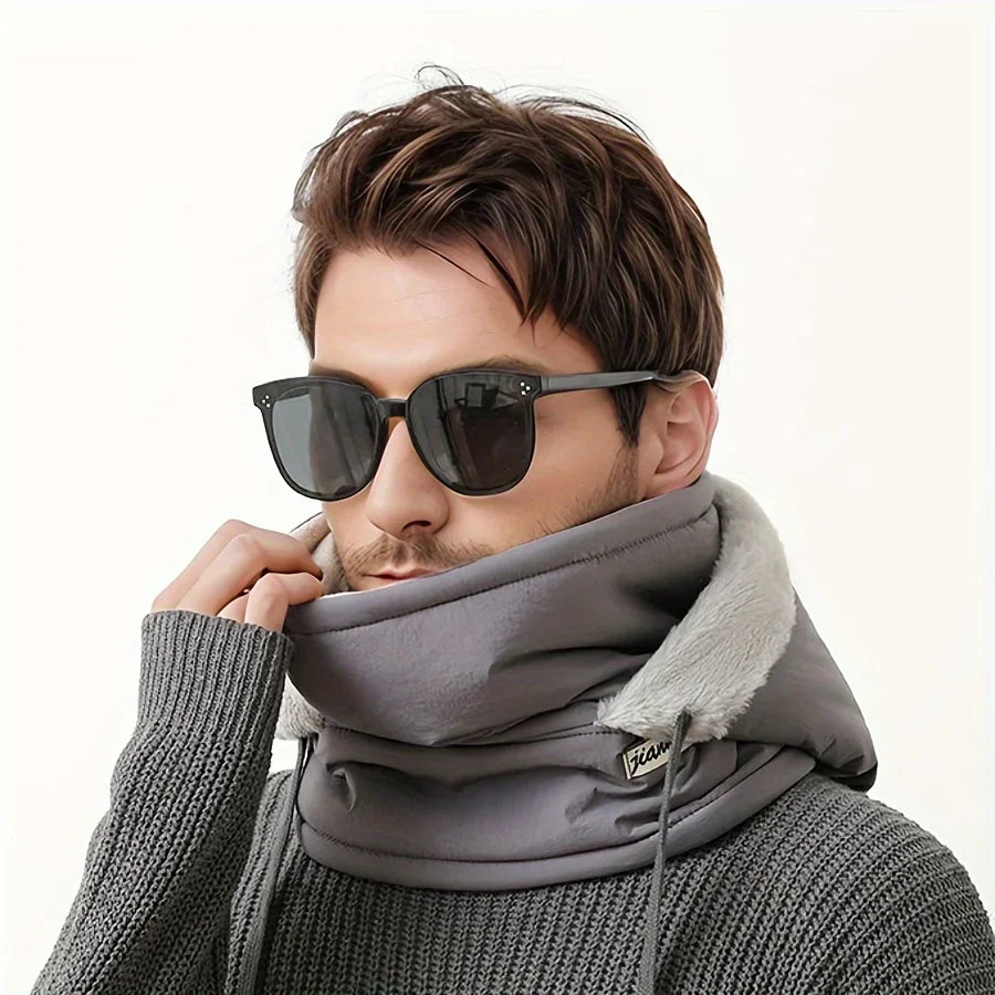 Chapeau chaud d'hiver pour hommes et femmes, Protection des oreilles de cyclisme d'automne et d'hiver avec velours épais pour la Protection contre le froid