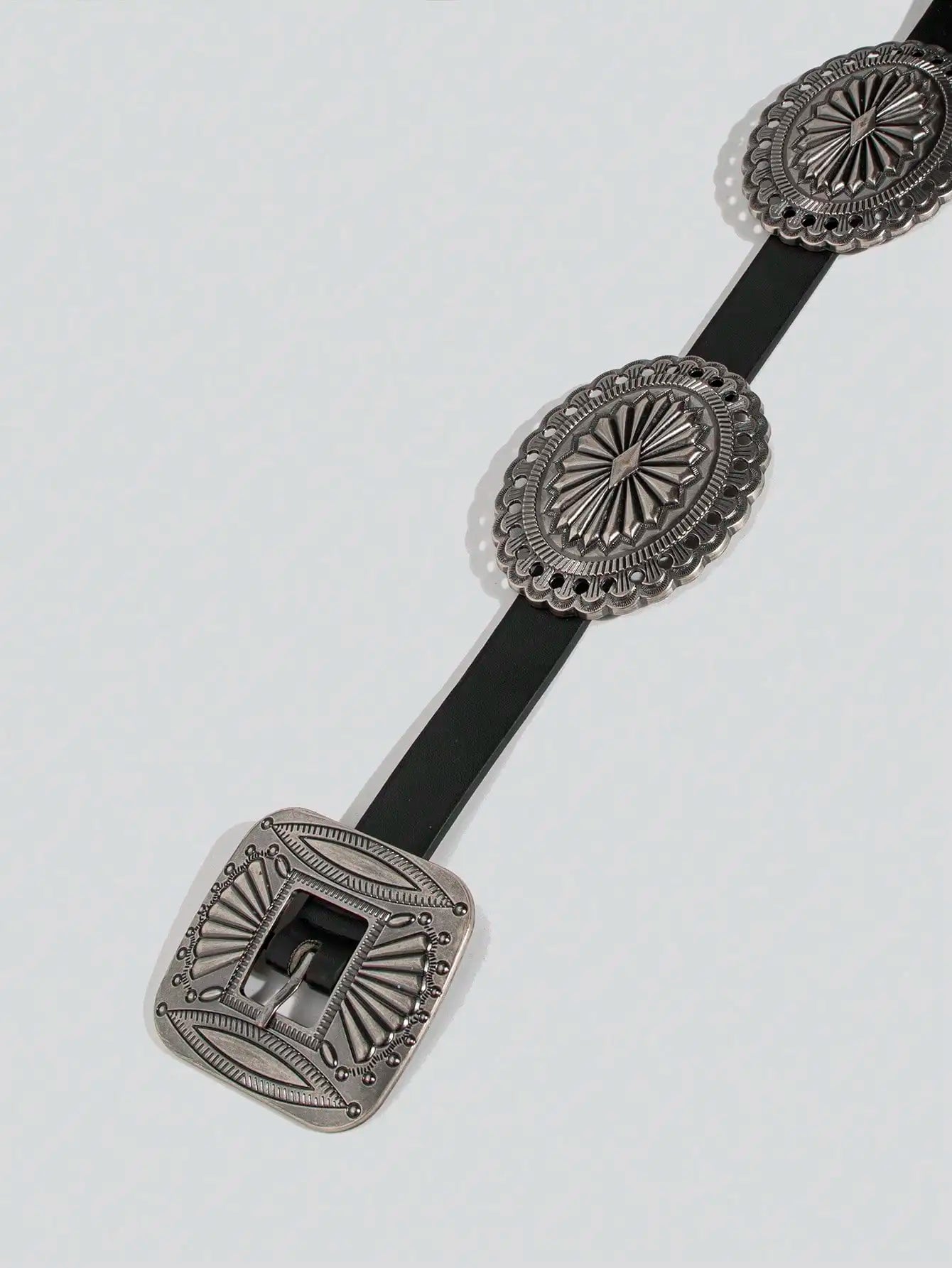 Ceinture robuste en métal sculpté pour femmes, 1 pièce, Style Punk, accessoire Cowboy Cowgirl, Boho